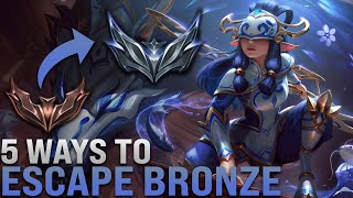 How to ACTUALLY Escape Bronze 4 Advanced Strategies Explained [upl. by Gal]