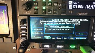 IFD440 Nav Data Update Problem HD 720p [upl. by Coh]