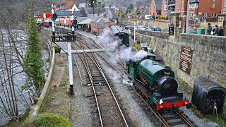 Llangollen Railway  Austin 1 amp 7822 Foxcote Manor  7th March 2020 [upl. by Castillo]