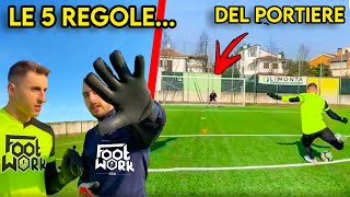 5 REGOLE FONDAMENTALI per diventare PORTIERE  da 0 a 100 [upl. by Broddy]