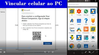 Como vincular seu telefone celular com o computador [upl. by Killen]