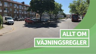 ÖVNINGSKÖR  Lär dig allt om väjningsregler [upl. by Etram]