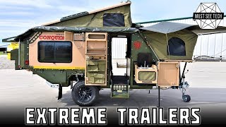 Top 10 New Trailers and Offroading Caravans for Extreme Camping Trips [upl. by Keeler]