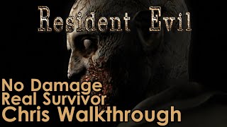 Resident Evil Remaster Chris Walkthrough No Damage [upl. by Trillby]