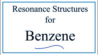 How to Draw the Resonance Structures for Benzene C6H6 [upl. by Doolittle]