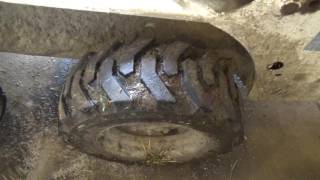 Bobcat Skid Steer wheel bearing repair Pt 1 [upl. by Ariella923]