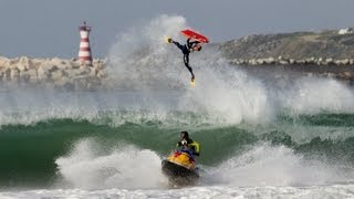 Bodyboard vs Surf  Red Bull Tow Out Session [upl. by Tirma]