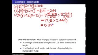 Bivariate normal distribution  Example 1 [upl. by Trah724]