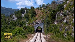 4K CABVIEW Podgorica  Niksic  Montenegro Railways  Pruga Podgorica  Nikšić [upl. by Ehtylb434]