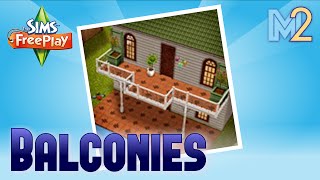 Sims FreePlay  Balcony Quest Tutorial amp Walkthrough [upl. by Olifoet]