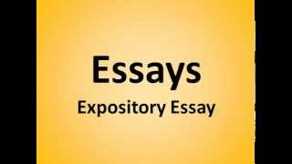 Expository Essay [upl. by Acinonrev634]