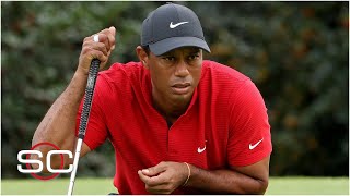 Tiger Woods disastrous 12th hole highlights in the final round of the 2020 Masters  SportsCenter [upl. by Alekahs]