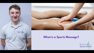 What is a Sports Massage [upl. by Rebmac]