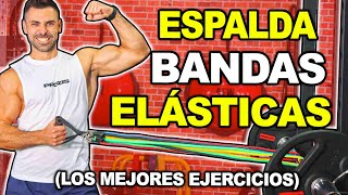 🔴 Los MEJORES Ejercicios BANDAS ELASTICAS  Fortalecer ESPALDA [upl. by Ennasil36]