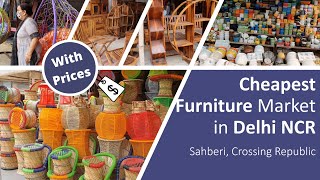 Noidas BANJARA MARKET  Cheapest furniture market in Delhi NCR  Shahberi Furniture Market [upl. by Conny]