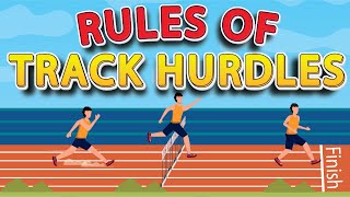 Rules For Track Hurdles Race  Hurdles Race Rules For Beginners [upl. by Afihtan615]