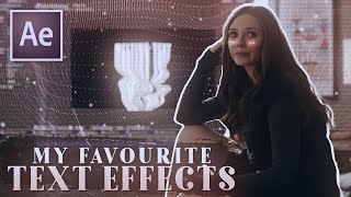 my favourite text effects  after effects tutorial [upl. by Clayborne]