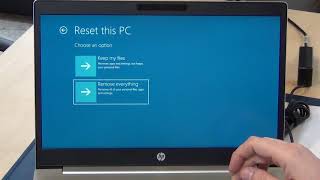 HP Recovery  How to reset HP Probook Notebook  Laptop to factory default Windows 10 [upl. by Sanford]