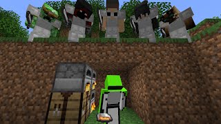 Minecraft Speedrunner VS 5 Hunters GRAND FINALE [upl. by Lenoj640]