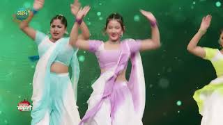 KHUSHI KARKI amp Nritya Troops Nepal AAKHAMA SAPANA MERO DANCE UNIVERSE [upl. by Ymmas756]