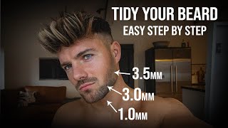 Easy amp Effective Beard Tidying Tutorial [upl. by Ecirtaemed]