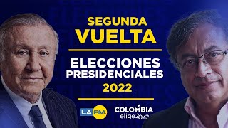 Elecciones presidenciales 2022 segunda vuelta en Colombia EN VIVO [upl. by Ellekcir]