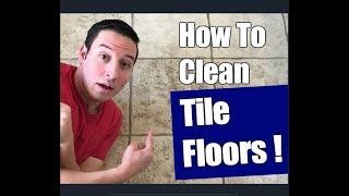 How To Clean Ceramic Tile Floors  Floor Transformation [upl. by Acinoev]