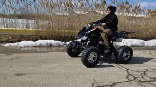 200cc Sport Atv Quad Fully Automatic With Reverse Test amp Review [upl. by Eissat]