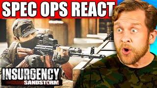 Spec Ops REACT to Insurgency Sandstorm  Experts React [upl. by Hgalehs590]