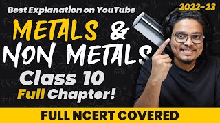 Metals amp NonMetals Class 10 Full Chapter Explanation  NCERT Covered  Padhle Tenthies [upl. by Wane]