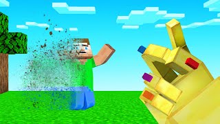 We Tried The INFINITY GAUNTLET In MINECRAFT Thanos [upl. by Maura]