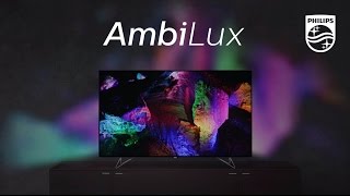 Philips AmbiLux TV Demo of all Ambilight Projection modes and halo sizes [upl. by Genvieve62]