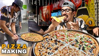 INCREDIBLE PIZZA MAKING IN PAKISTAN  Best In Lahore [upl. by Margaretta]