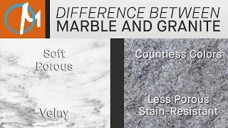 How To Tell Granite From Marble l Marblecom [upl. by Morly]