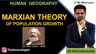 Marxian Theory of Population Growth Marxian Theory UPSC [upl. by Nnyltak738]