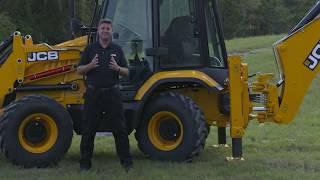 JCB 3CX Compact Backhoe Loader Walkaround [upl. by Odnalo]