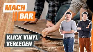 Klick Vinyl verlegen und schneiden  OBI [upl. by Eerok]