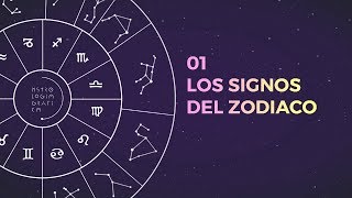 Los Signos del Zodiaco 01  ASTROLOGÍA GRÁFICA Doce energías [upl. by Biddick]