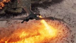 Daenerys Revenge and Attacks Kings Landing HD [upl. by Ashelman68]