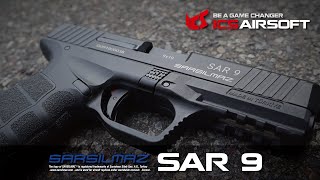 SARSILMAZ licensed SAR 9│Smart Tactical│ICS Airsoft [upl. by Hannan535]