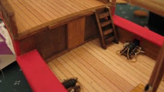 Wood Model Ship Plans and Tutorial Series  Video 5  Deck Planking [upl. by Jamila786]