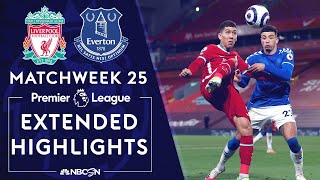 Liverpool v Everton  PREMIER LEAGUE HIGHLIGHTS  2202021  NBC Sports [upl. by Aldred]