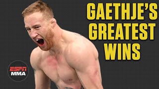 Justin Gaethje’s best UFC fights  ESPN MMA [upl. by Gibb]