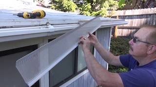 Gutter Guard Install Flat Roof [upl. by Lytsirhc]