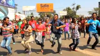 ICC World Twenty 20 Bangladesh 2014 Flash Mob  Chittagong University [upl. by Redyr449]