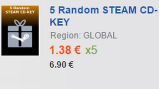 50 RANDOM STEAM CDKEYS from G2A [upl. by Ragnar586]