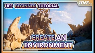 Unreal Engine 5 Beginner Environment Tutorial  Step by Step [upl. by Ardnohsed]