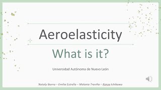 WHAT IS AEROELASTICITY [upl. by Ebby]