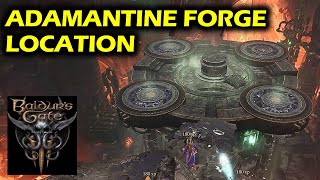 How to Reach Adamantine Forge Location  Baldurs Gate 3 [upl. by Htirehc11]