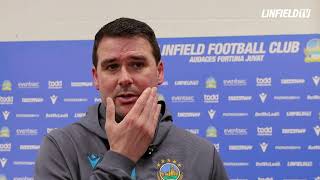 INTERVIEW  David Healy postmatch vs Coleraine  16042024 [upl. by Hercule17]